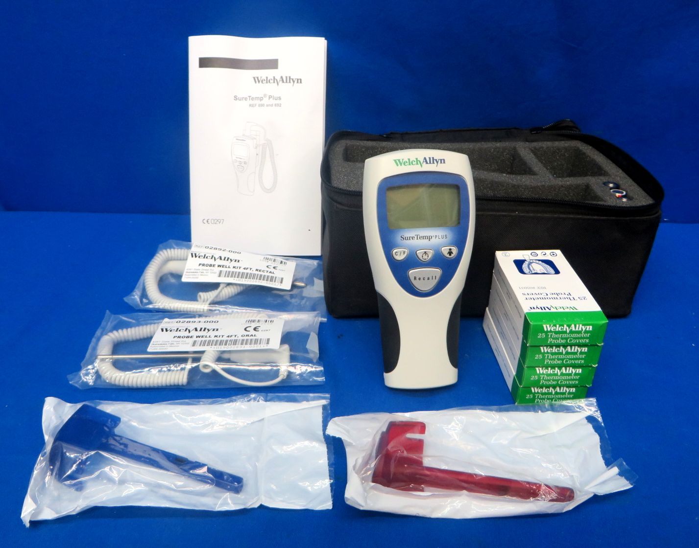 Welch Allyn Sure Temp Plus Thermometer with Accessories and Case, Demo
