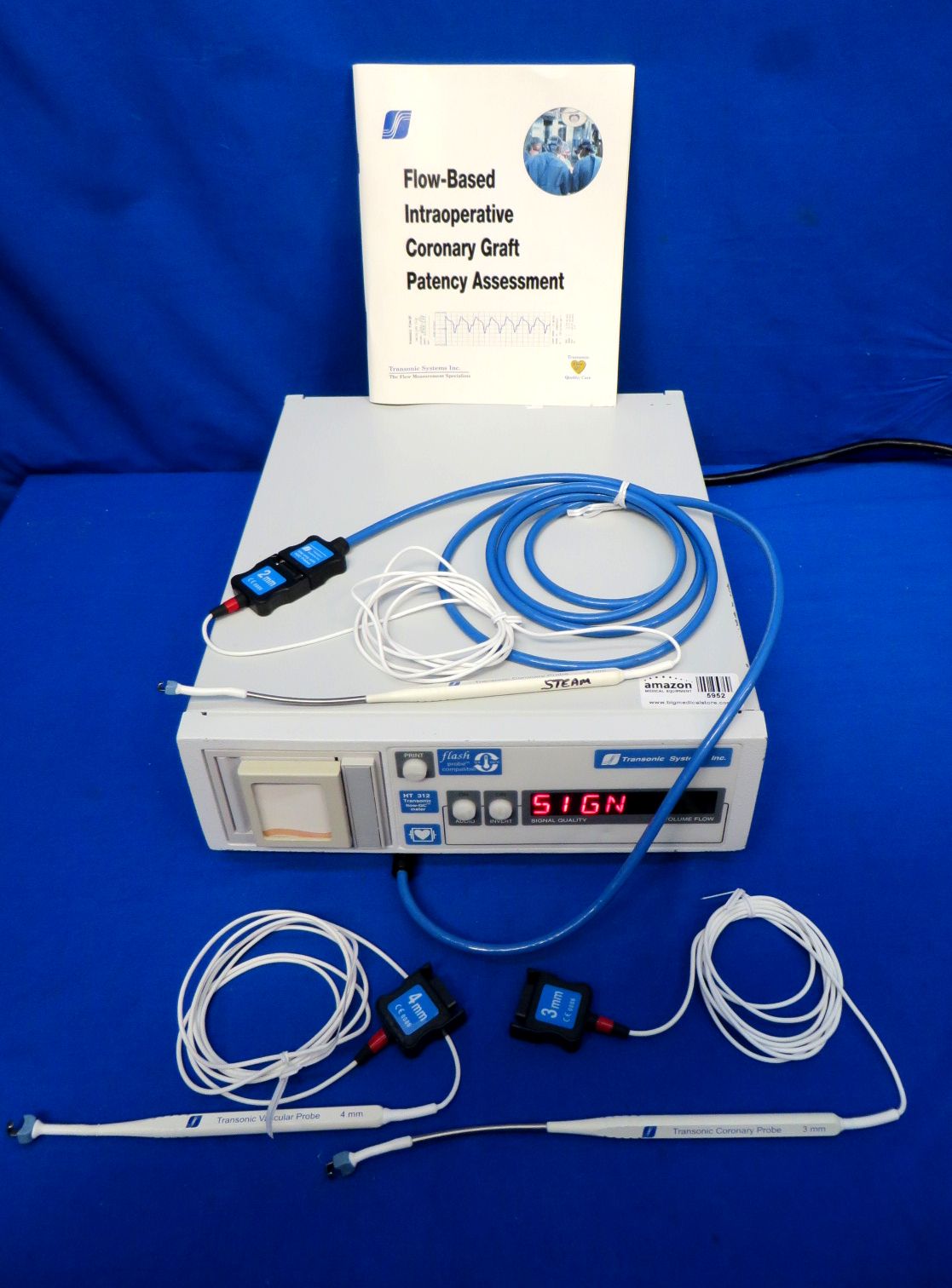 Trans Sonic System HT312 2mm Transonic Coronary Probe 3mm Transonic