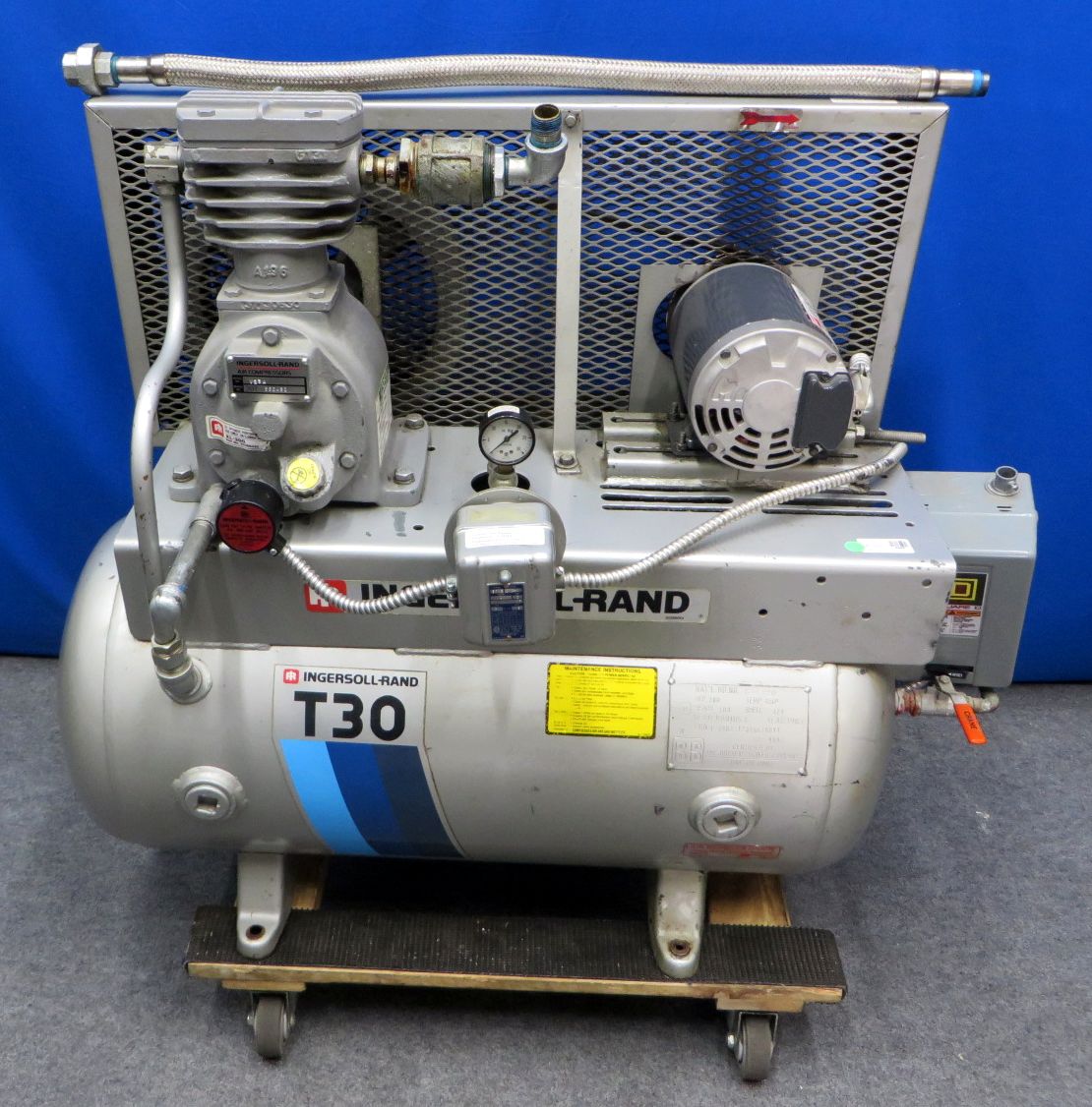 Ingersall Rand T30 (V23A). Air Compressor/Suction). 90 Day Warranty.