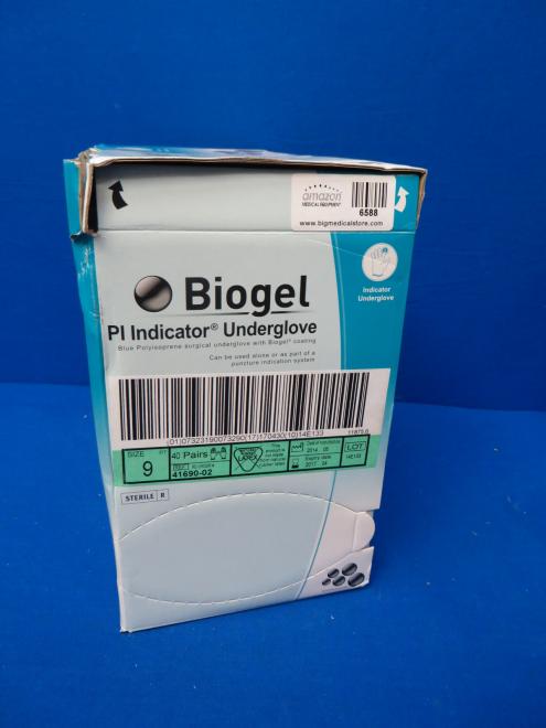 Biogel 41690-02 Size 9 40 Pairs Expiry 04/2017 PI Indicator