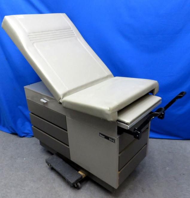 Midmark Ritter 104 Exam Table with Stirrups, Grey, 90 Day Warranty