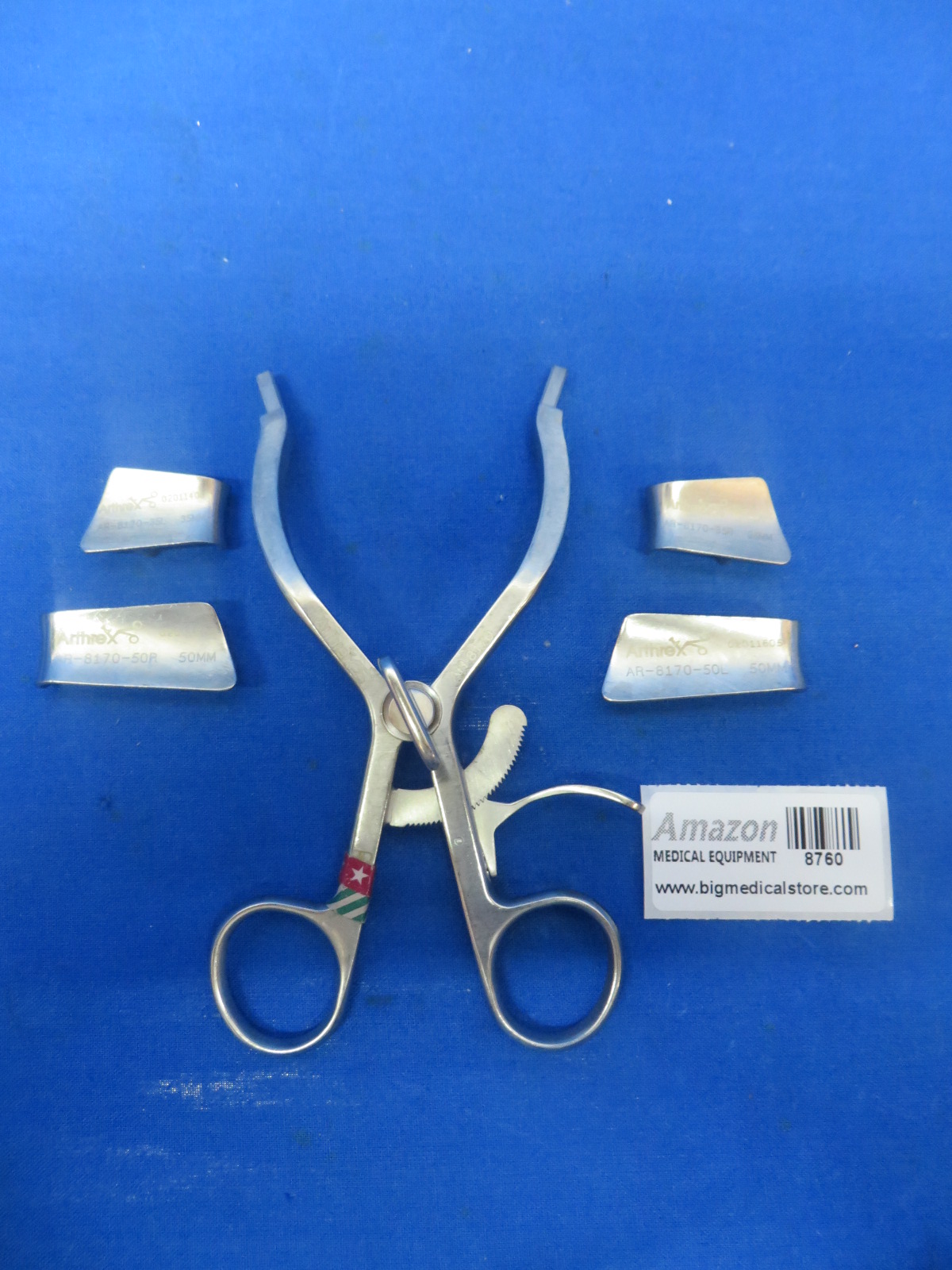 Arthrex AR8170 Modular Soft Tissue Retractor Atraumatic Paddle Set, 90