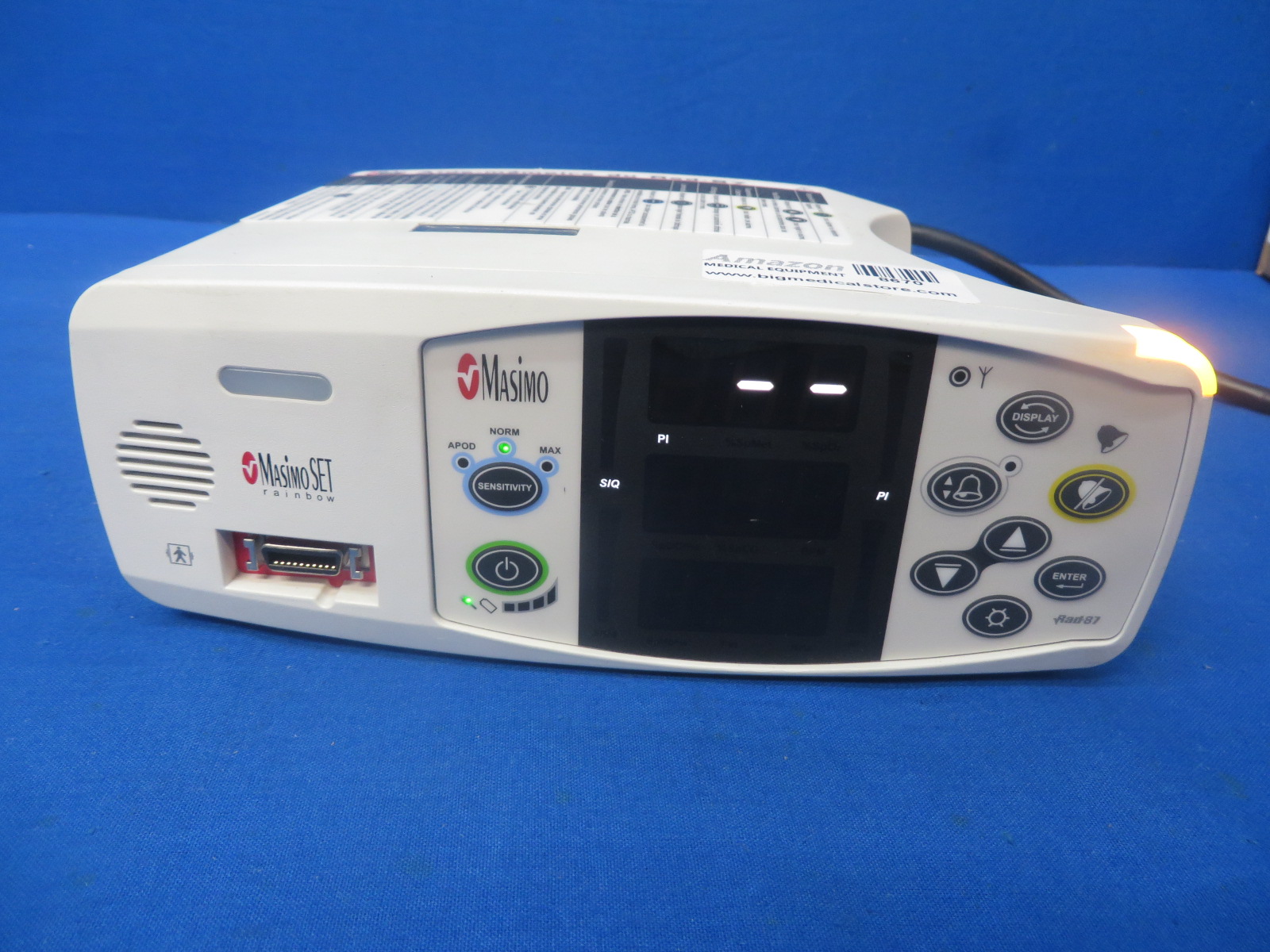 Masimo SET Rad87 Rainbow Patient Monitor, 90 Day Warranty