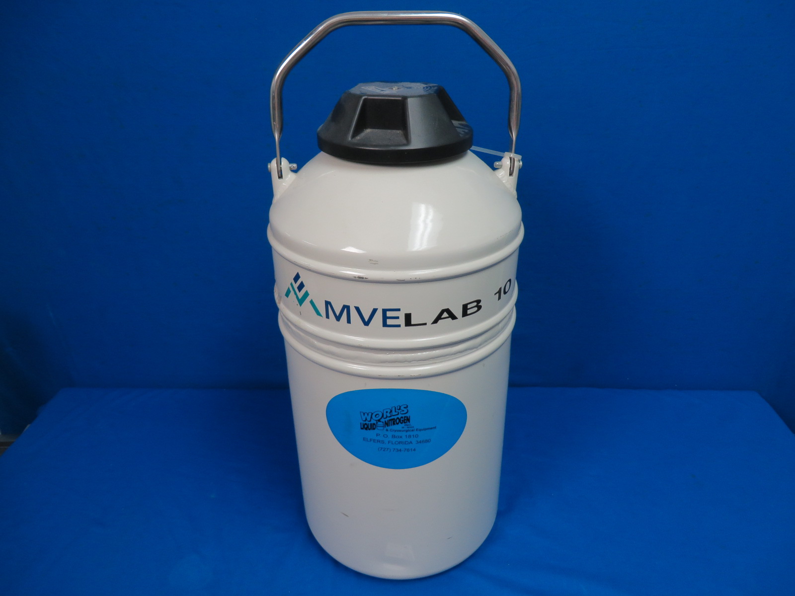 MVE Lab 10 Liquid Nitrogen Canister & Brymill Cryogenics CRYAC3