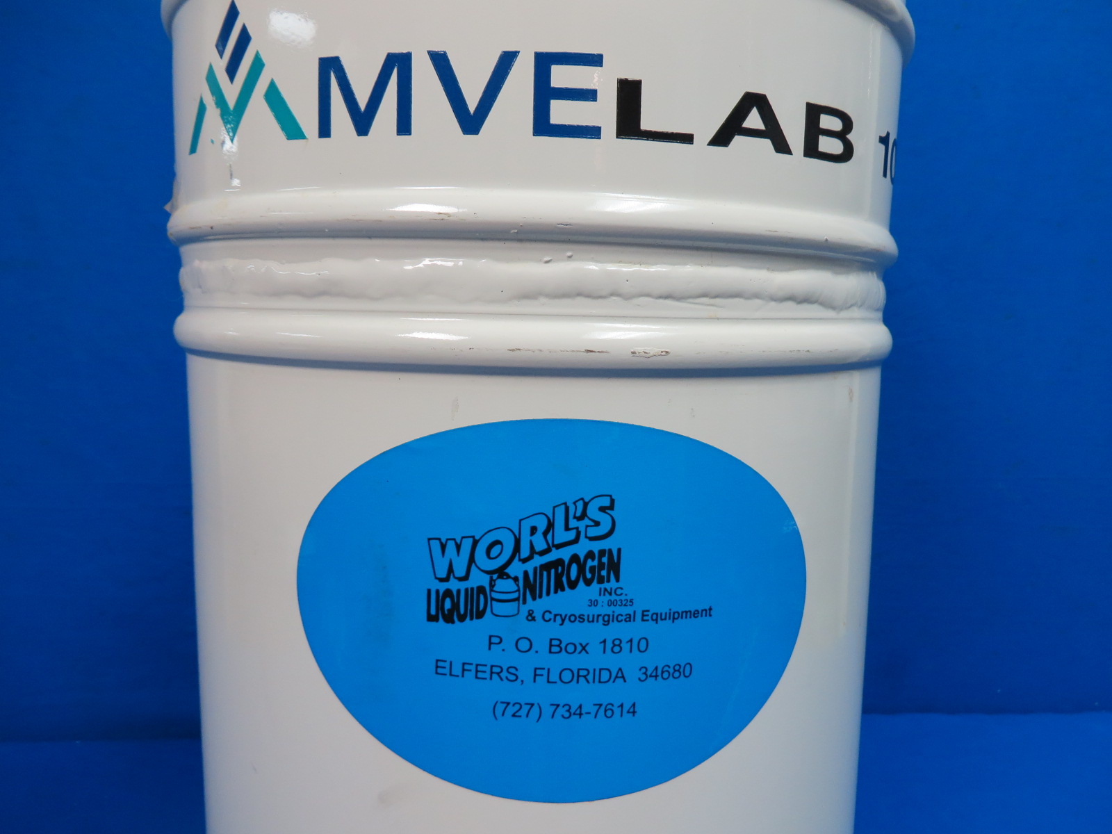 MVE Lab 10 Liquid Nitrogen Canister & Brymill Cryogenics CRYAC3