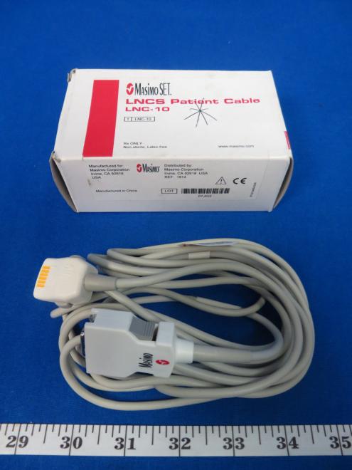 Masimo LNCS LNC-10 Spo2 Patient Cable, 90 Day Warranty