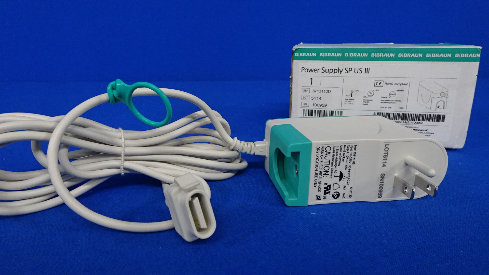 Braun 8713112D Power Supply SP US III, 90 Day Warranty