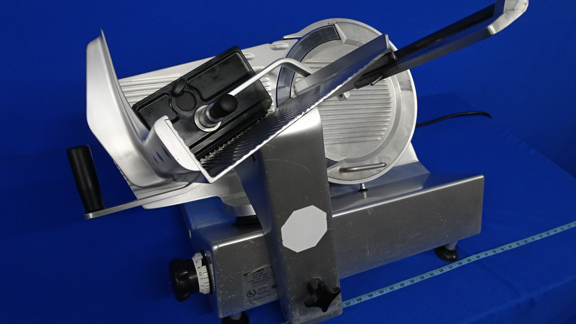 Bizerba Se12 Manual Meat Slicer, 90 Day Warranty