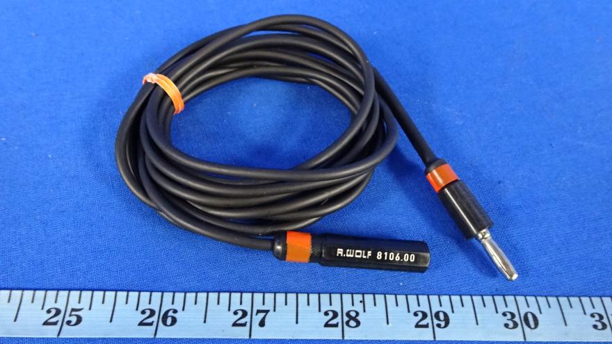 Wolf 8106 Monopolar High Frequency Cord, 90 Day Warranty