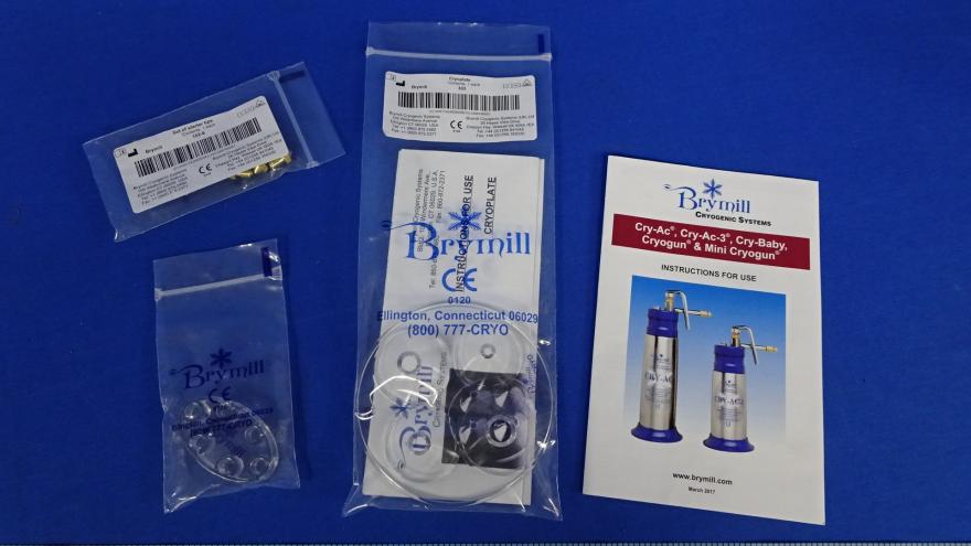 Brymill Cry-AC-3 Cryogenic 300ML Dispenser with Cryoplate, 6 Starter Tips, Tip Holder, and MVE Lab 20 Liquid Nitrogen De