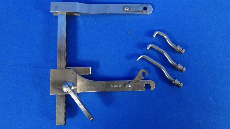 Zimmer 3065-201 Downing Laminectomy Retractor and Zimmer Blades with Included, 90 Day Warranty